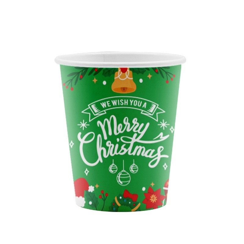 Jednorazový papierový tanier, kruhového tvaru, 400 g papiera, biologicky rozložiteľný, s potlačeným logom