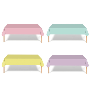 Set stolnjaka i jednokratne posude — Papir, Crtani stil, Pogodan za rođendane, Dan zaljubljenih, Proljetni festival, Nacionalni dan