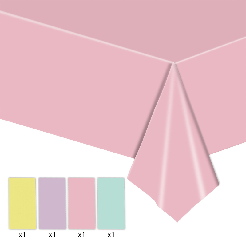 Set stolnjaka i jednokratne posude — Papir, Crtani stil, Pogodan za rođendane, Dan zaljubljenih, Proljetni festival, Nacionalni dan
