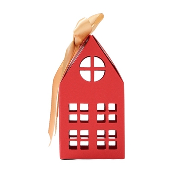 Božićna papirnata kućica s izrezanom kutijom bombona, moderni minimalistički stil, XS0549-13