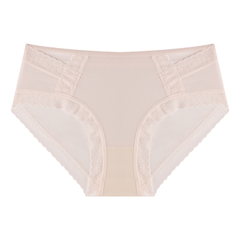Дамски найлонови бикини бельо, дишащи, плетени, със средна талия, хастар от вискоза, 90–95% найлон, 61–70d