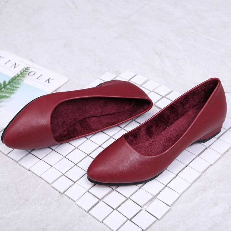 Pantofi casual femei din piele sintetică, Slip-On, talpă PVC, branță PU