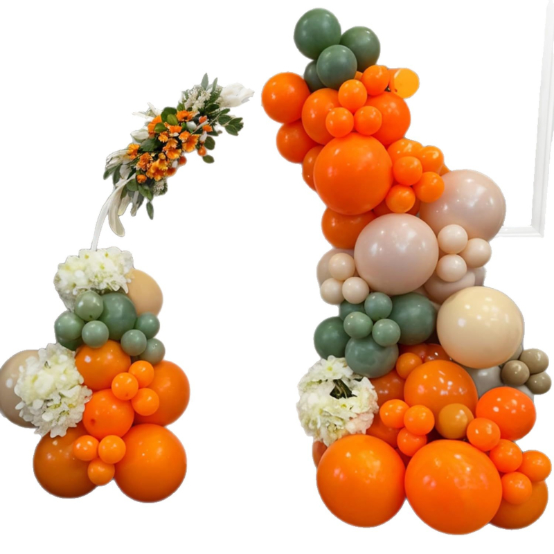 Set baloane pentru decorul ușii de ziua de naștere, brand At the Beginning, material Latex, tip balon: Latex Balloon, formă Rotundă, IP autorizare: Nu