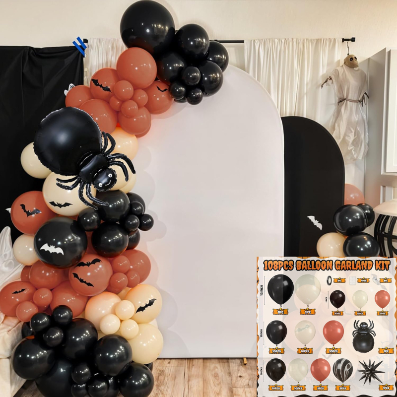 Set baloane pentru decorul ușii de ziua de naștere, brand At the Beginning, material Latex, tip balon: Latex Balloon, formă Rotundă, IP autorizare: Nu