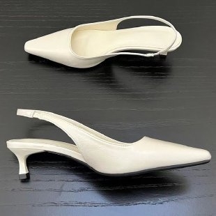 Moteriški dirželiniai sandalai su smailiu pirštu, PU viršus, PU vidus, guma padas