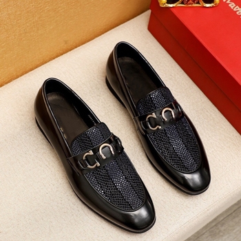 Мъжки кожени обувки без връзки с остър нос, нисък профил, бизнес-кэжуъл стил, кожена горна част, гумена подметка