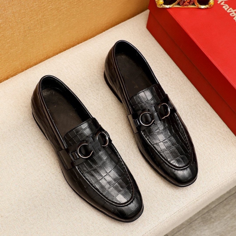 Мъжки кожени обувки без връзки с остър нос, нисък профил, бизнес-кэжуъл стил, кожена горна част, гумена подметка