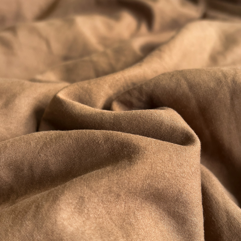 Only Rich измит памучен четиричленен комплект спално бельо, нежен към кожата, реактивен печат и багрене, твил финиш