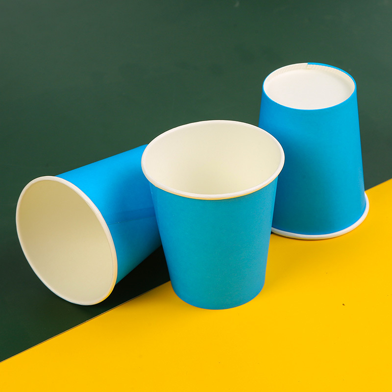 Jednorázové detské papierové poháre na DIY výtvarné projekty - potiahnutý kartón, biologicky rozložiteľné, 45–50 ks na balenie, značka Oujiahui, pôvod Hebei