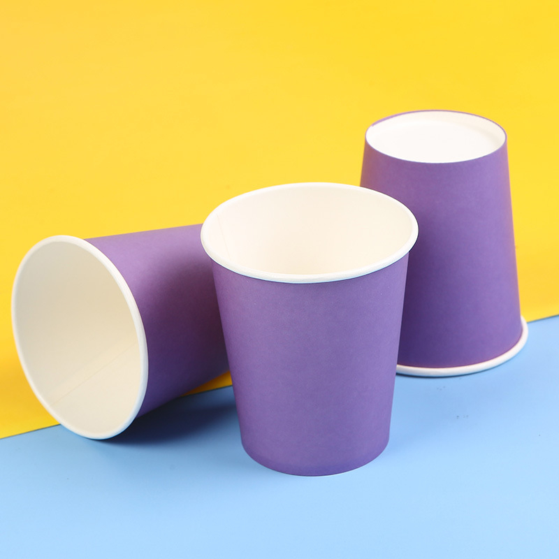 Jednorázové detské papierové poháre na DIY výtvarné projekty - potiahnutý kartón, biologicky rozložiteľné, 45–50 ks na balenie, značka Oujiahui, pôvod Hebei
