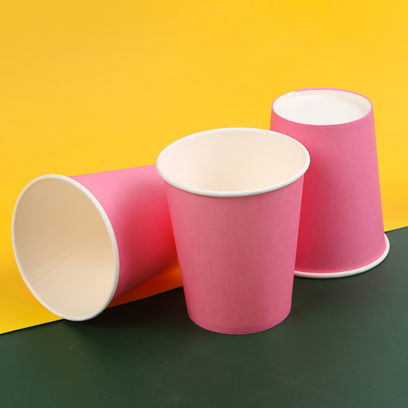 Jednorázové detské papierové poháre na DIY výtvarné projekty - potiahnutý kartón, biologicky rozložiteľné, 45–50 ks na balenie, značka Oujiahui, pôvod Hebei