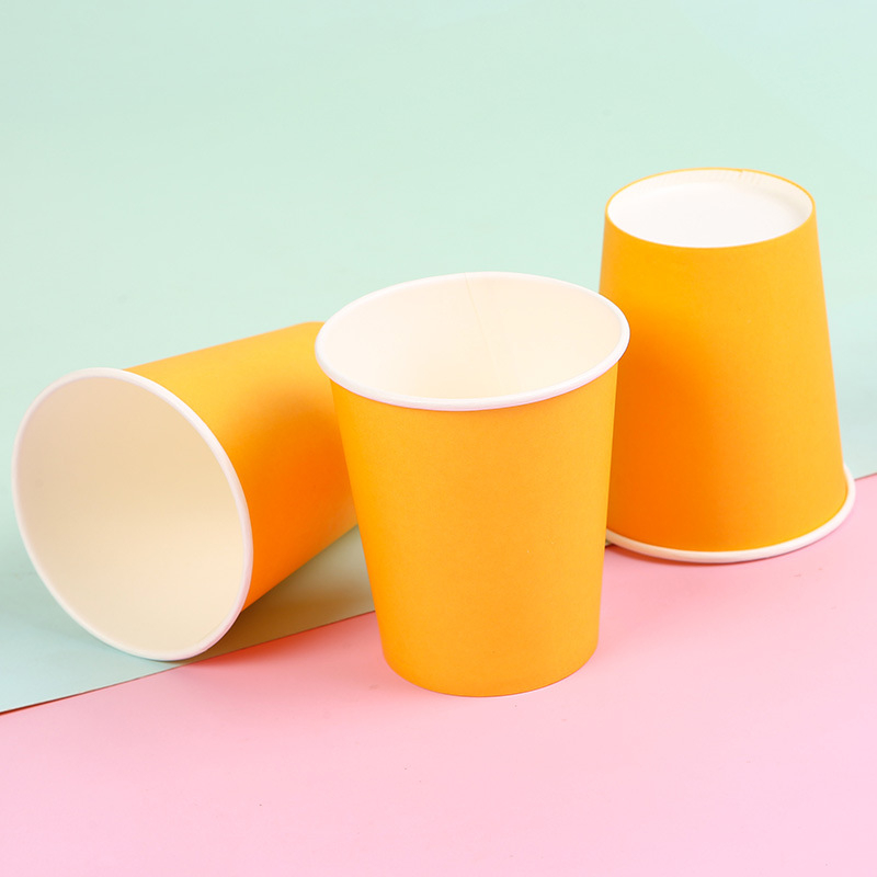 Jednorázové detské papierové poháre na DIY výtvarné projekty - potiahnutý kartón, biologicky rozložiteľné, 45–50 ks na balenie, značka Oujiahui, pôvod Hebei