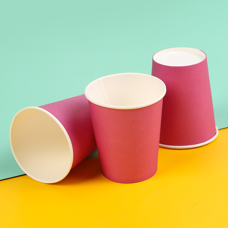 Jednorázové detské papierové poháre na DIY výtvarné projekty - potiahnutý kartón, biologicky rozložiteľné, 45–50 ks na balenie, značka Oujiahui, pôvod Hebei