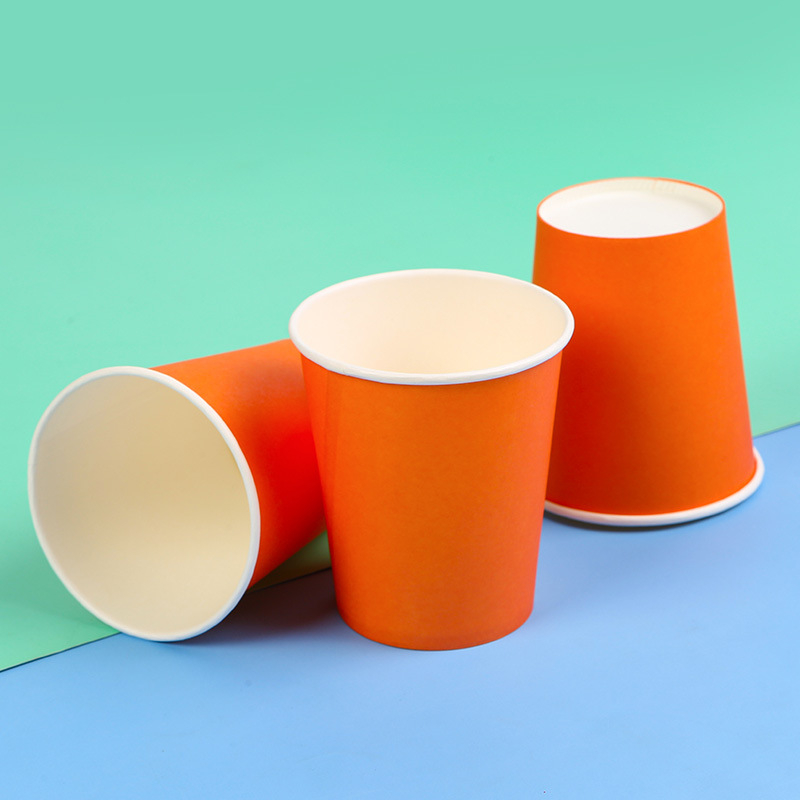 Jednorázové detské papierové poháre na DIY výtvarné projekty - potiahnutý kartón, biologicky rozložiteľné, 45–50 ks na balenie, značka Oujiahui, pôvod Hebei