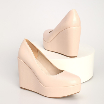 Pantofi dama cu platformă slip-on (6–8 cm) — vârf rotund, partea superioară textilă, căptușeală velur, PU talpă