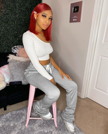 Pantaloni de damă cu panouri din catifea, căptușeală din fleece, amestec poliester-spandex, stil urban relaxat