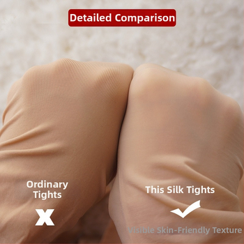 Nailono pėdkelnės plonos aukšto juosmens vientisas raštas