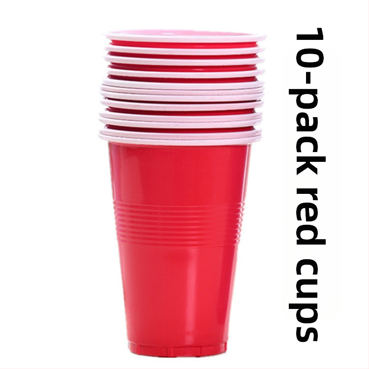 Jednorázový PP plastový okrúhly pohár, objem 401–500 ml, tlač loga k dispozícii, prispôsobenie, vhodný do mikrovlnnej rúry