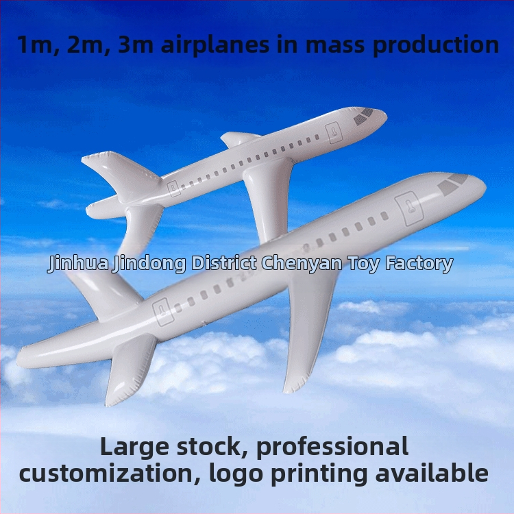 PVC pripučiamas lėktuvo modelio žaislas vaikams 7–14 metų