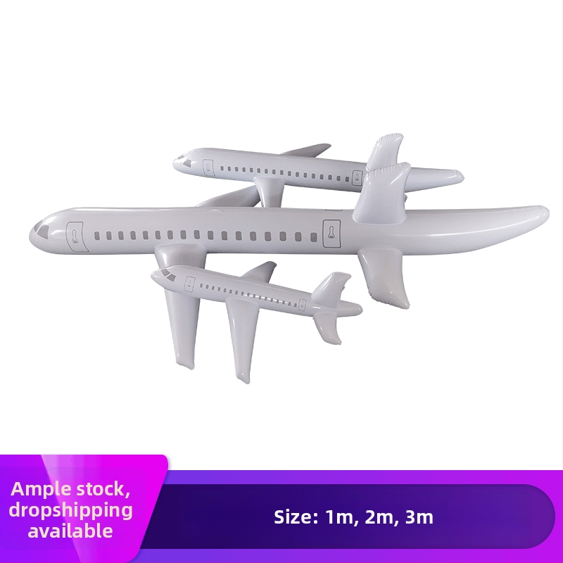 PVC pūšamais lidmašīnas modelis rotaļlieta bērniem no 7 līdz 14 gadiem