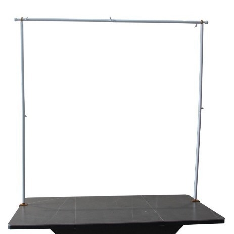 Železný držiak na stol pre pravouhlý oblúk s nastaviteľným stĺpikom, svadobná dekorácia (balené v kartóne)