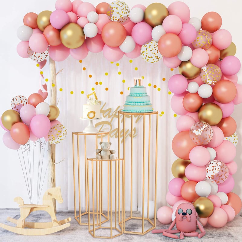 Stojan na kvety s hexagonálnym geometrickým dizajnom, železné spracovanie, európsky štýl, stojaci na podlahe