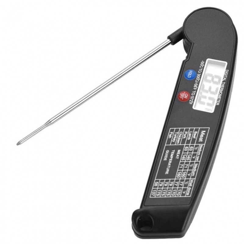 Сгъваем термометър за храна, подходящ за кухня и барбекю, възможност за персонализация, партида 231115