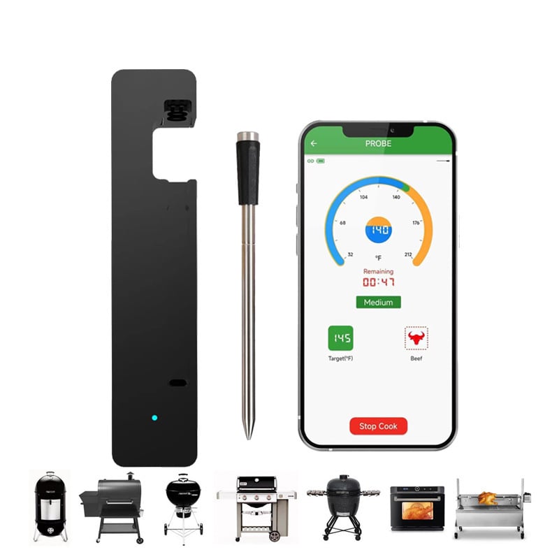 Хранителен термометър с Bluetooth, безжичен, водоустойчив, APP управление, резолюция 0.1°C