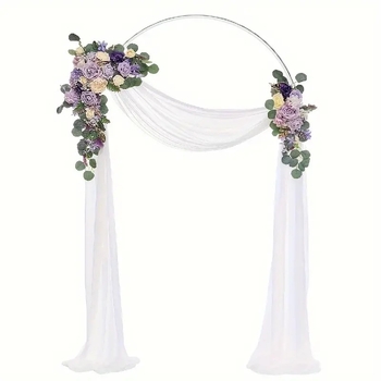 Suport pentru arc de baloane cu bază și kit pentru coloane – plastic, stil nunți, decor pentru amenajarea spațiului la nunți, zile de naștere și absolvire.
