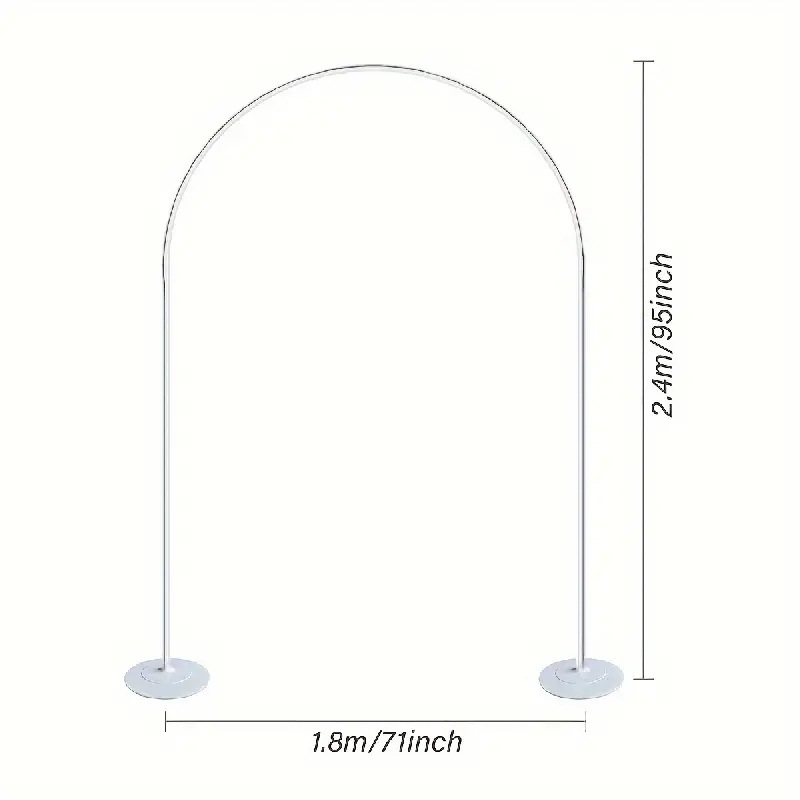 Suport pentru arc de baloane cu bază și kit pentru coloane – plastic, stil nunți, decor pentru amenajarea spațiului la nunți, zile de naștere și absolvire.