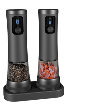 Ηλεκτρικός μύλος πιπεριού και θαλασσινού αλατιού με επαναφορτιζόμενο USB, ABS σώμα, για κουζίνα