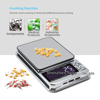 Elektronická váha na liečivý prášok, USB napájaná, rozsah 1000/0.01 g, multifunkčná, model TSC01775