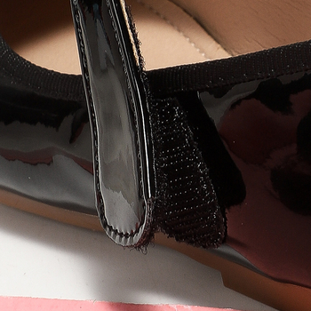 Dievčenské kožené topánky, kórejský štýl, zapínanie na Velcro, protišmyková mäkká podrážka, priedušná kožená podšívka