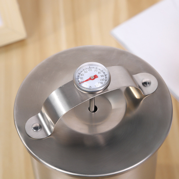 CHUZHONG rozsdamentes acél húsgőzölő edény hőmérővel, konyhai húsfőző eszköz, testre szabható