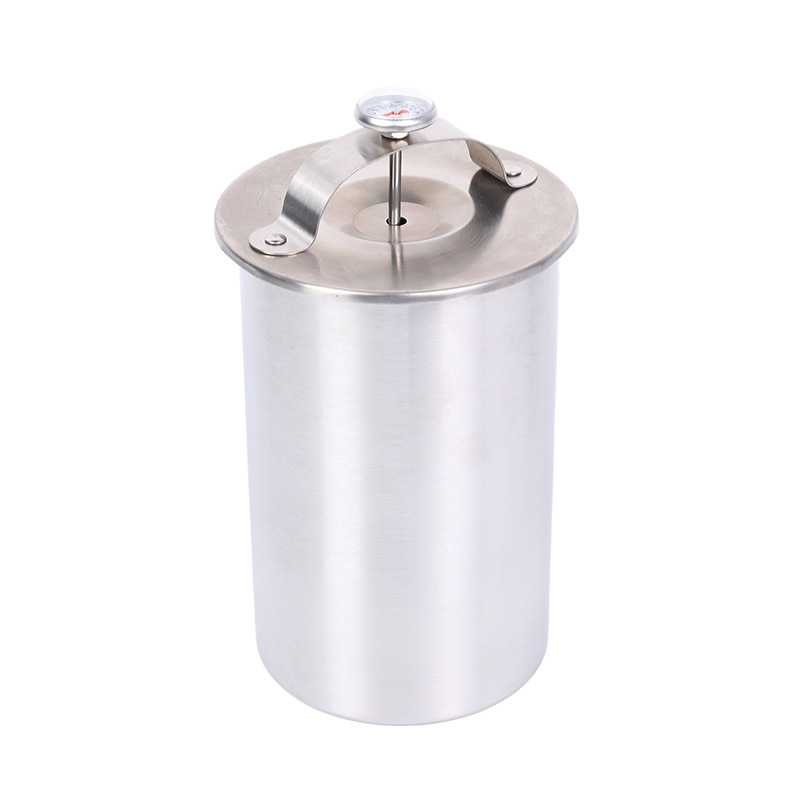 CHUZHONG rozsdamentes acél húsgőzölő edény hőmérővel, konyhai húsfőző eszköz, testre szabható