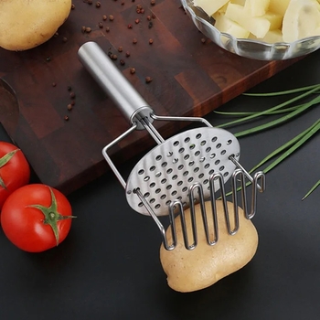 Lis za krumpir od nehrđajućeg čelika 430, ručni, kuhinjski gadget s mogućnošću logotipa