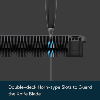 Vertikálny stojan na nože z masívneho dreva do kuchyne – moderný minimalistický štýl, značka YW, možnosť personalizácie a tlače loga