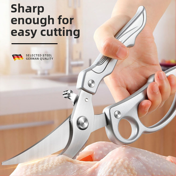 Paisley kuchynské nožnice – nerezová oceľ, potravinárska kvalita, viacúčelové, rezanie kostí