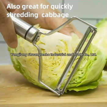 Nerezová škrabka na zeleninu a strúhadlo – viacúčelové, 430+420J2, model PEL-198