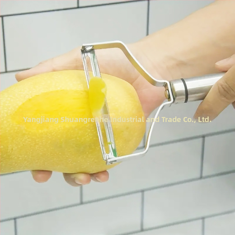 Nerūdijančio plieno daržovių valiklis ir tarkavimo įrankis – daugiafunkcinis, 430+420J2, modelis PEL-198