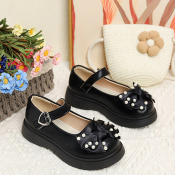 Dievčenské tanečné topánky z umelej kože, akadémsky štýl, moderné tanečné topánky na tréning