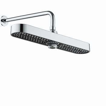 ABS sprchová súprava, trojstupňový nastaviteľný prúd, vysokotlaková sprchová hlavica s dlhým pásom, chrómové prevedenie, 4-bodový závit