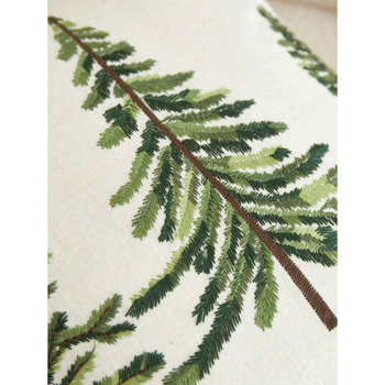 Бродирана декоративна калъфка за възглавница; пухеста тъкан; InStyle дизайн; процес на цветно тъкане