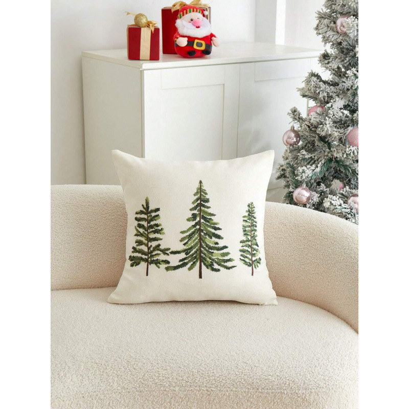 Бродирана декоративна калъфка за възглавница; пухеста тъкан; InStyle дизайн; процес на цветно тъкане