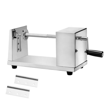 Ručný stroj na zemiaky v tvare tornáda so spirálnym rezom na zeleninu, nerezová oceľ, model XY100, uvedený na trh jesenn 2020