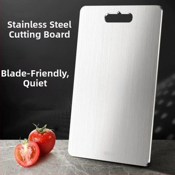 Krájecí doska z nerezovej ocele (antibakteriálna; odolná voči plesniam; severský štýl; zimné uvedenie 2020)