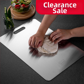 Krájecí doska z nerezovej ocele (antibakteriálna; odolná voči plesniam; severský štýl; zimné uvedenie 2020)