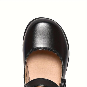 Mary Jane bateliai mergaitėms su kaspinu, vieno dirželio sandalai, viršus iš aukštos kokybės odos, be pirštų, žemas kampinis kulnas, padas iš gumos putų