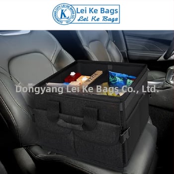 Salokāma auto bagāžnieka uzglabāšanas kaste no Oxford auduma, ar vāku, ūdensizturīga un pret putekļām