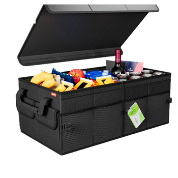 Salokāma auto bagāžnieka uzglabāšanas kaste no Oxford auduma, ar vāku, ūdensizturīga un pret putekļām